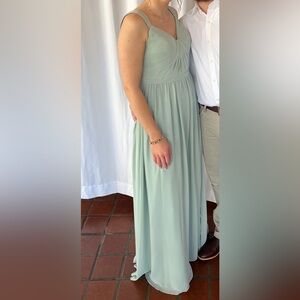 Azazie Bridesmaid Dress - Dusty Sage - Evie - A10